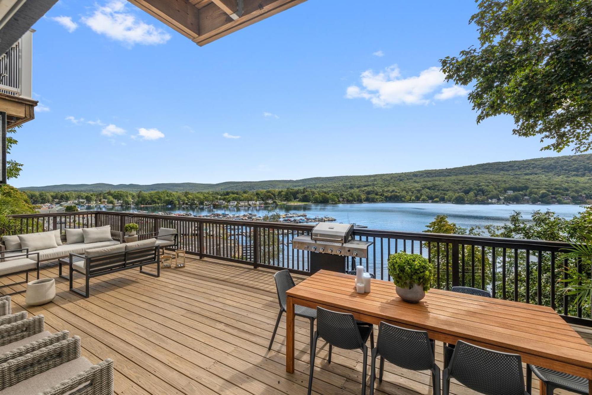 Lakeview House - Hot Tub - Firepit - Stunning Views - Spacious Deck - Cozy Living Room - Bar Greenwood Lake 外观 照片