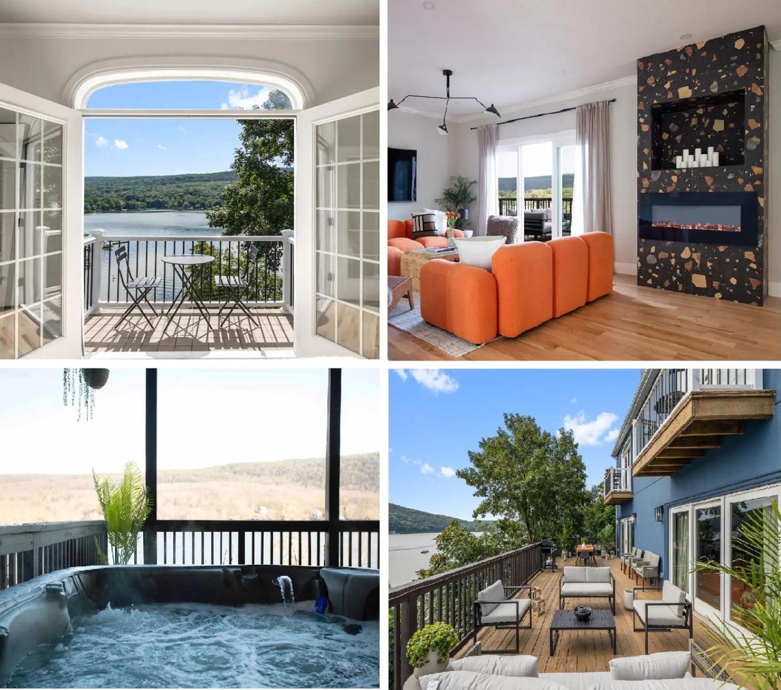 Lakeview House - Hot Tub - Firepit - Stunning Views - Spacious Deck - Cozy Living Room - Bar Greenwood Lake 外观 照片